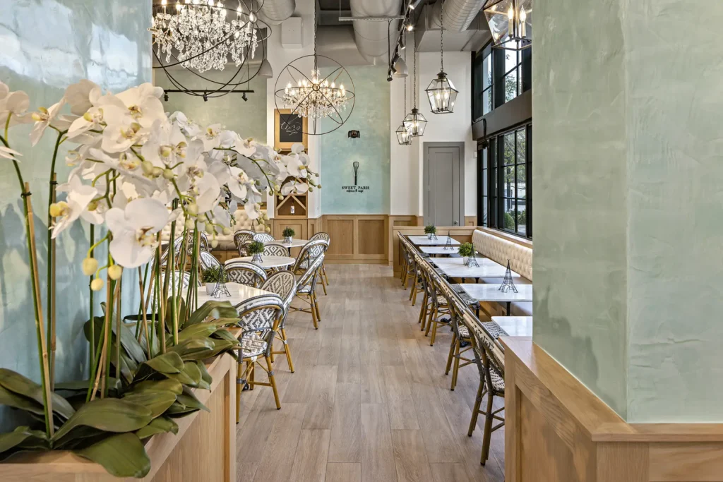 Miami HEAT Special Offers 30 Sweet Paris Crêperie & Café interior seating at Miami Worldcenter