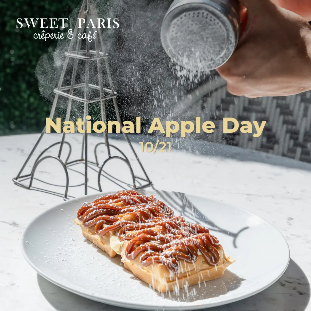National Apple Day: October 21 at Sweet Paris Crêperie & Café
