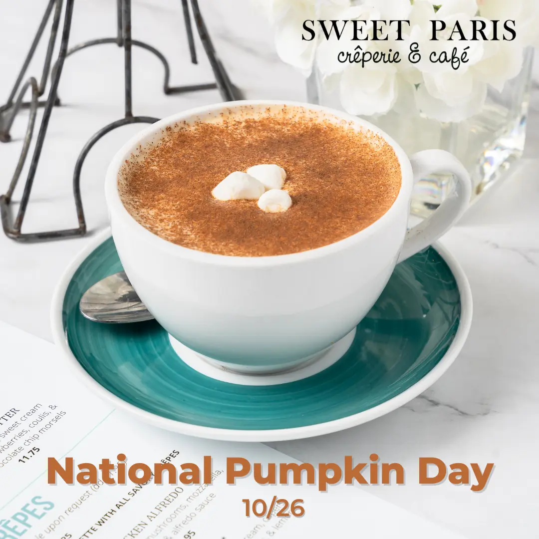 National Pumpkin Day: October 26 at Sweet Paris Crêperie & Café
