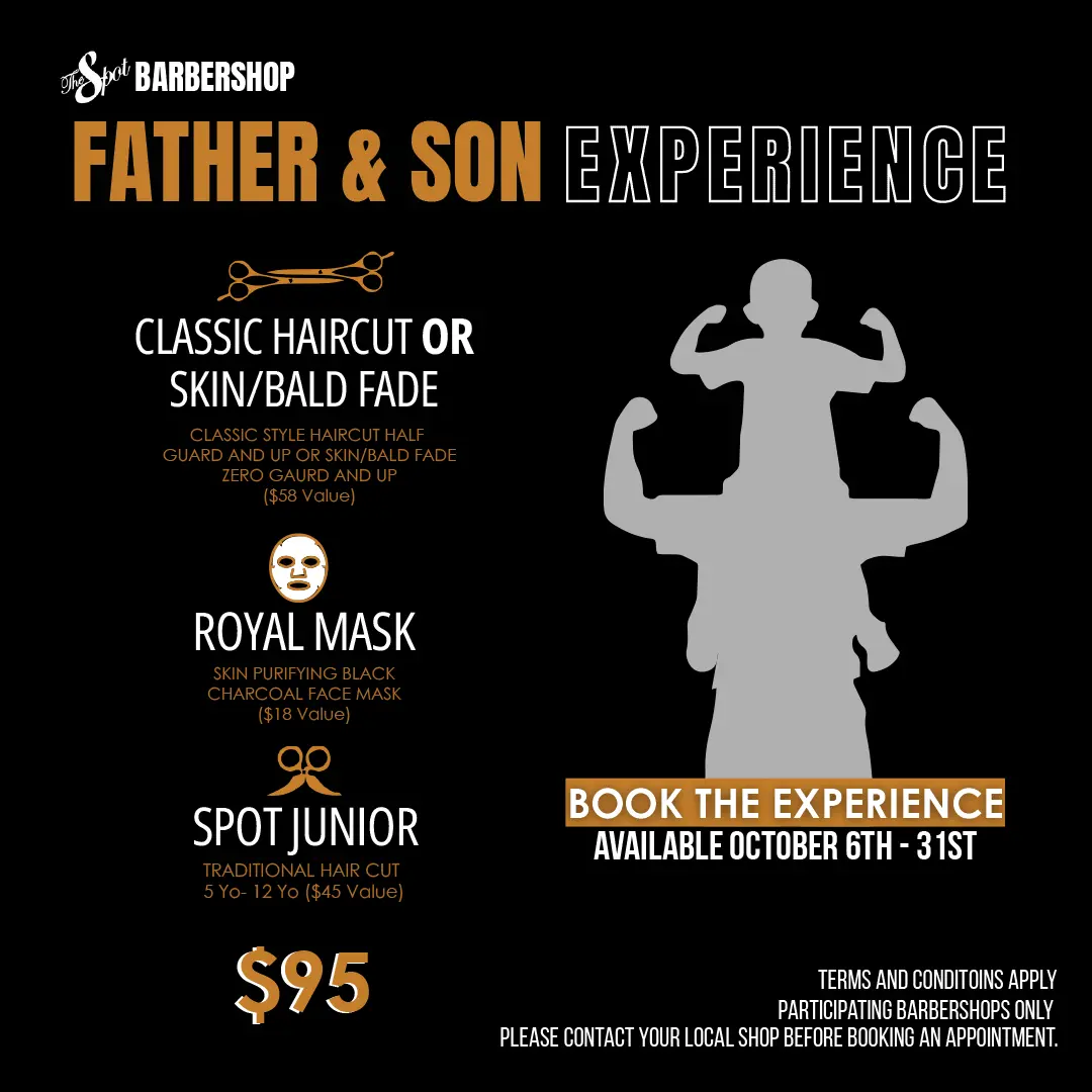 The Spot Barbershop Father and Son Experience