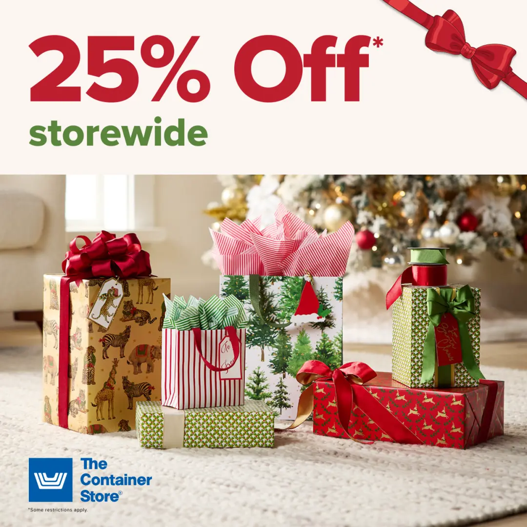 25% off Storewide & Sitewide at The Container Store