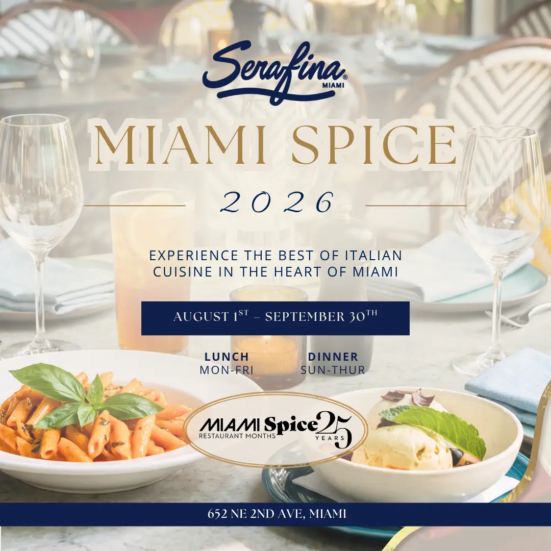 Miami Spice at Serafina: August & September 2026