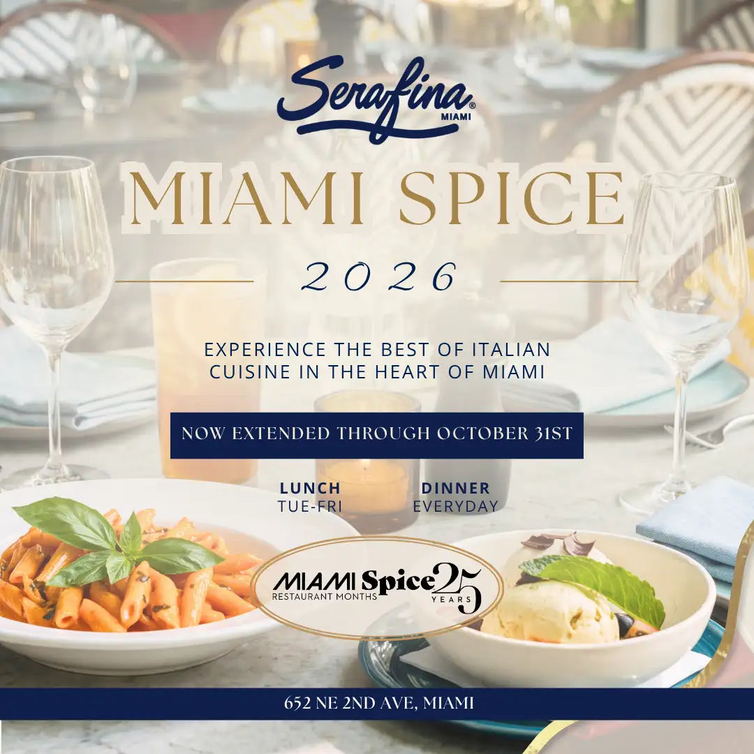 Miami Spice at Serafina: August & September 2026